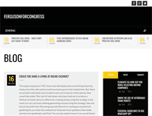 Tablet Screenshot of fergusonforcongress.com